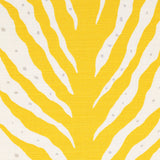 Schumacher Creeping Fern Print Lemonade Fabric