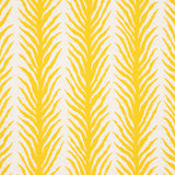 Schumacher Creeping Fern Print Lemonade Fabric