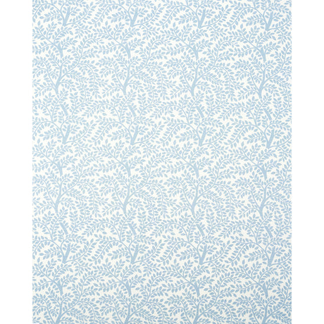 Schumacher Temple Garden Ii Sky On Ivory Fabric - Eade's Wallpaper