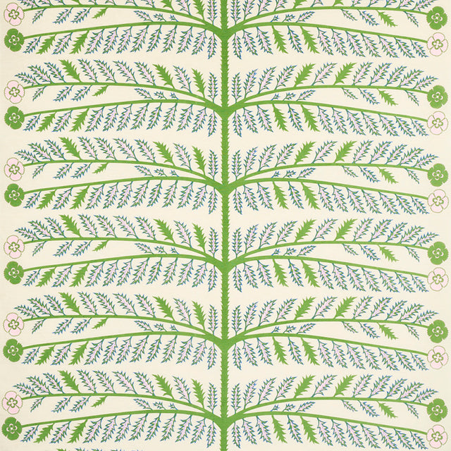 Schumacher Thistle Ivory Fabric - Eade's Wallpaper