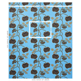 Schumacher Queen Fruit Chintz Lapis Fabric - Eade's Wallpaper