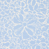 Schumacher Sidonie Blue Fabric - Eade's Wallpaper