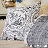 Schumacher Les Scenes Contemporaines Black Fabric - Eade's Wallpaper