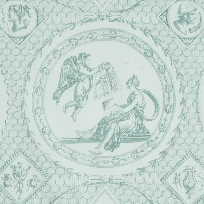 Schumacher Les Scenes Contemporaines Mineral Fabric - Eade's Wallpaper