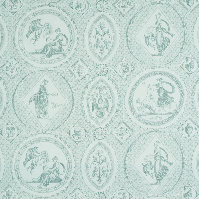 Schumacher Les Scenes Contemporaines Mineral Fabric - Eade's Wallpaper
