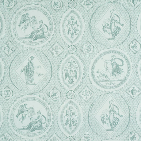 Schumacher Les Scenes Contemporaines Mineral Fabric - Eade's Wallpaper