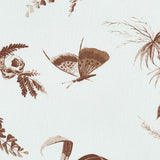 Schumacher Toile De La Prairie Brown Fabric - Eade's Wallpaper