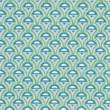 Schumacher Abelino Green & Peacock Fabric