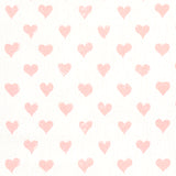 Schumacher Hearts Pink Fabric