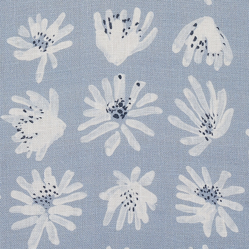 Schumacher Meadow Rock Blue Fabric - Eade's Wallpaper