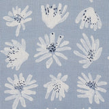 Schumacher Meadow Rock Blue Fabric - Eade's Wallpaper
