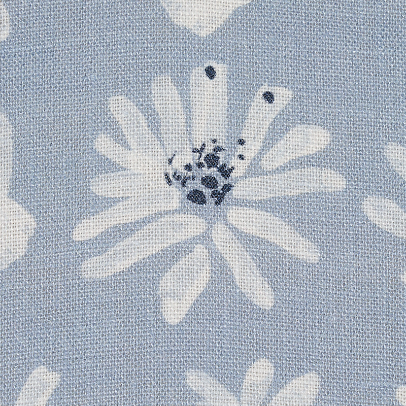 Schumacher Meadow Rock Blue Fabric - Eade's Wallpaper