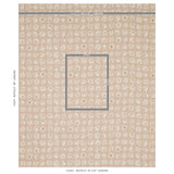 Schumacher Meadow Rock Natural Fabric - Eade's Wallpaper