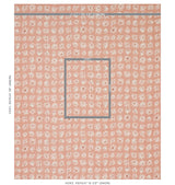 Schumacher Meadow Rock Blush Fabric - Eade's Wallpaper