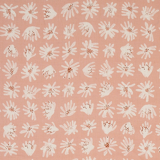 Schumacher Meadow Rock Blush Fabric - Eade's Wallpaper