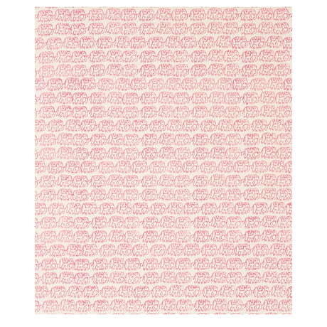 Schumacher Ellies Hand Block Print Rose Fabric