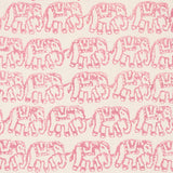 Schumacher Ellies Hand Block Print Rose Fabric