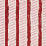 Schumacher Garden Path Hand Block Print Iron & Rose Fabric