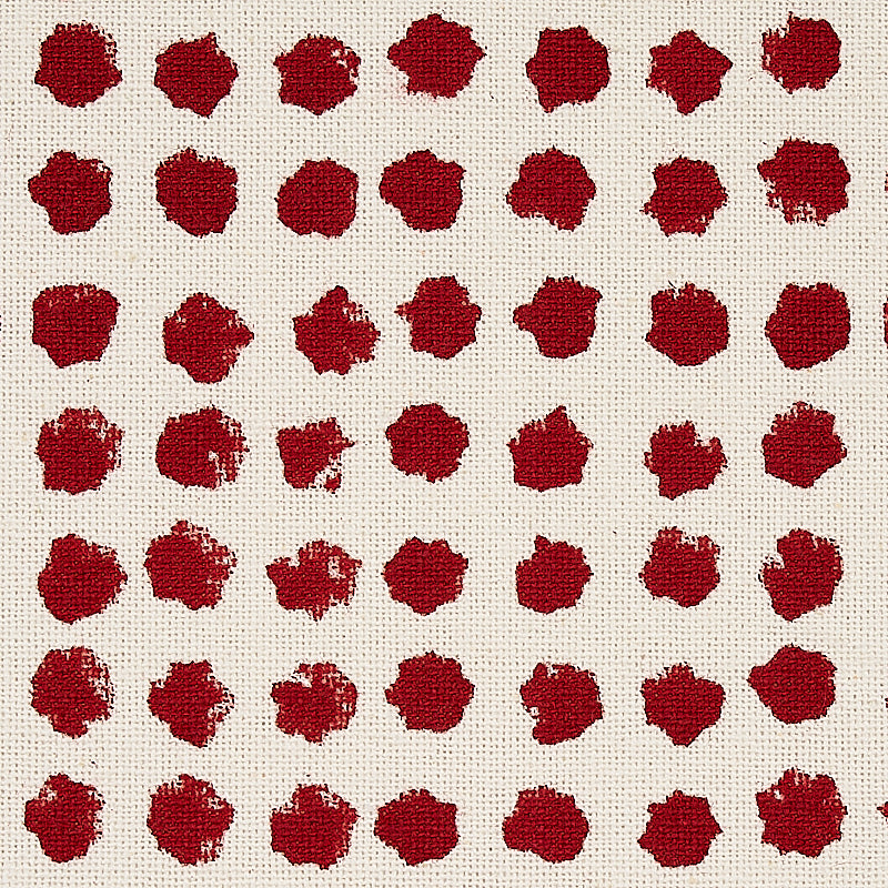 Schumacher Seed Hand Block Print Iron Fabric - Eade's Wallpaper
