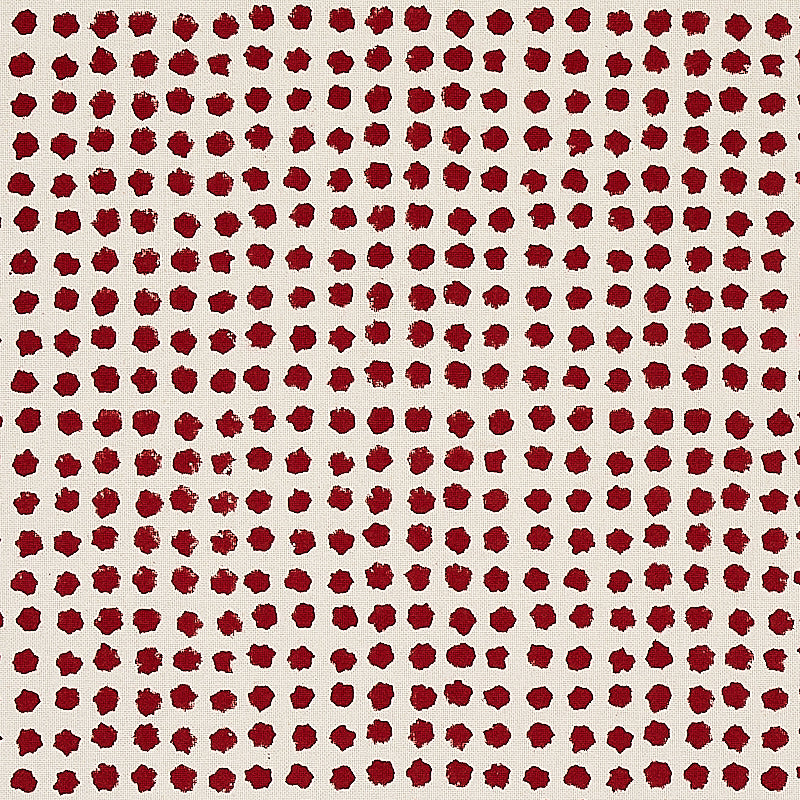 Schumacher Seed Hand Block Print Iron Fabric - Eade's Wallpaper