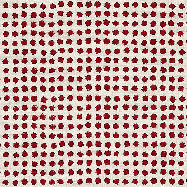 Schumacher Seed Hand Block Print Iron Fabric - Eade's Wallpaper