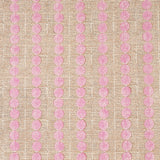 Schumacher Sun Rise Hand Block Print Rose & Copper Fabric - Eade's Wallpaper