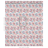 Schumacher Malabar Vine Sky & Rose Fabric - Eade's Wallpaper