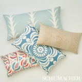 Schumacher Malabar Vine Sky & Rose Fabric - Eade's Wallpaper