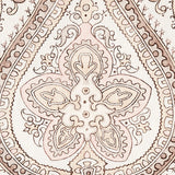 Schumacher Paisley Court Neutral Fabric - Eade's Wallpaper