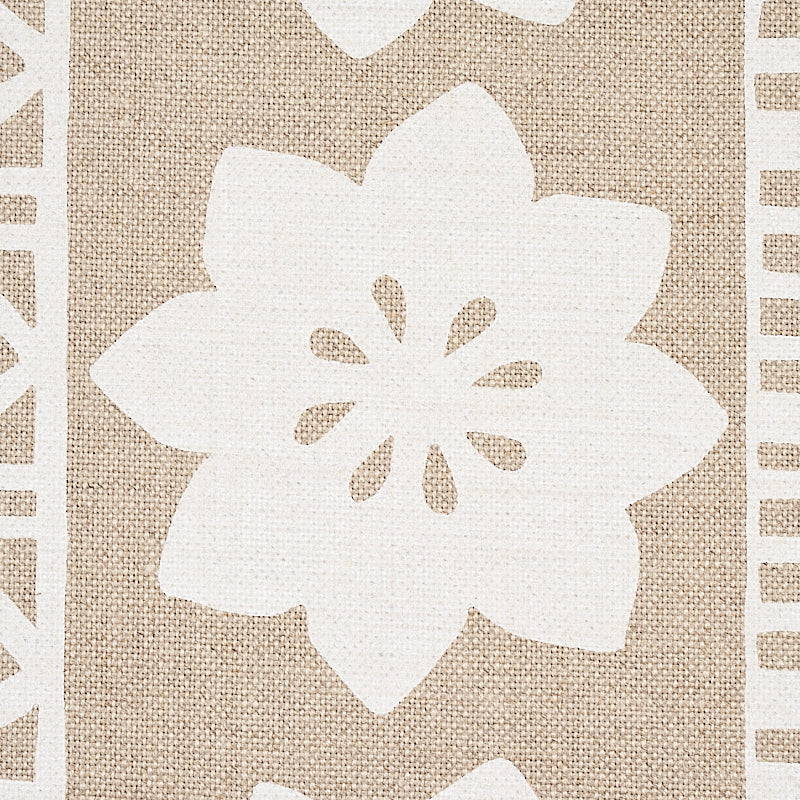 Schumacher Mrs. Howell Natural Fabric - Eade's Wallpaper