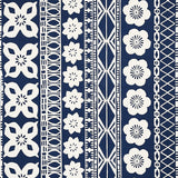 Schumacher Mrs. Howell Indigo Fabric - Eade's Wallpaper