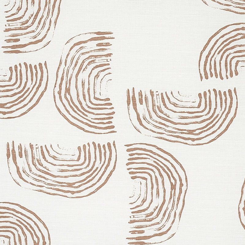 Schumacher Quansoo Caramel Fabric - Eade's Wallpaper