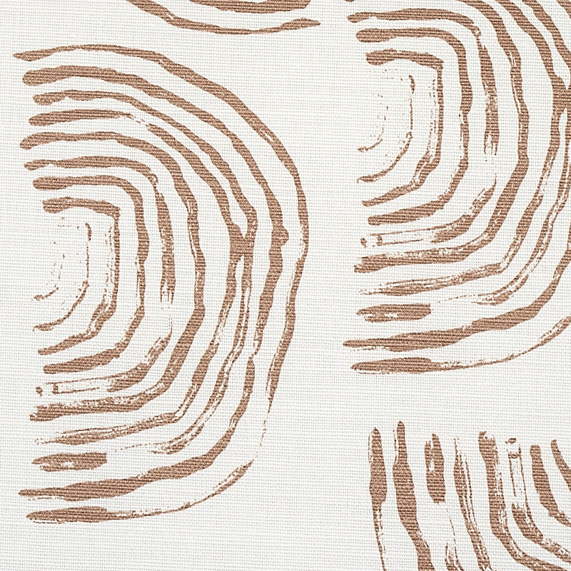 Schumacher Quansoo Caramel Fabric - Eade's Wallpaper