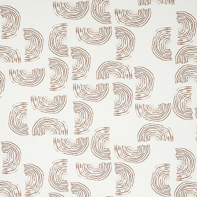 Schumacher Quansoo Caramel Fabric - Eade's Wallpaper