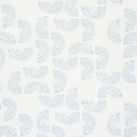 Schumacher Quansoo Sky Fabric - Eade's Wallpaper