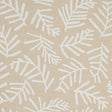 Schumacher Tiah Cove Ivory On Natural Fabric - Eade's Wallpaper