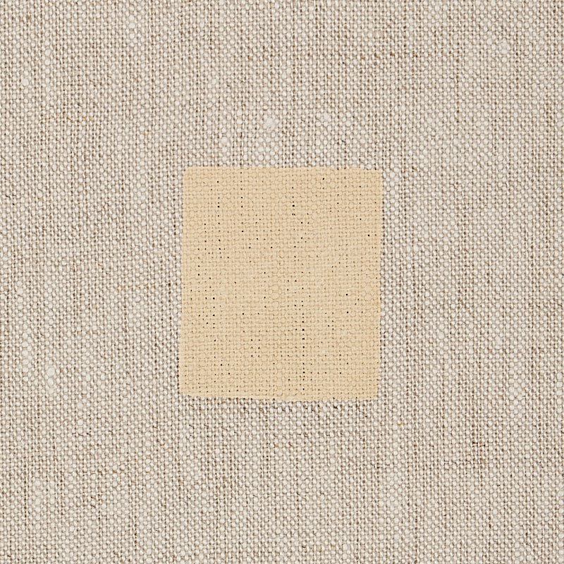 Schumacher Inkwell Hand Block Natural Fabric