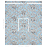 Schumacher Santarem Sky Fabric - Eade's Wallpaper