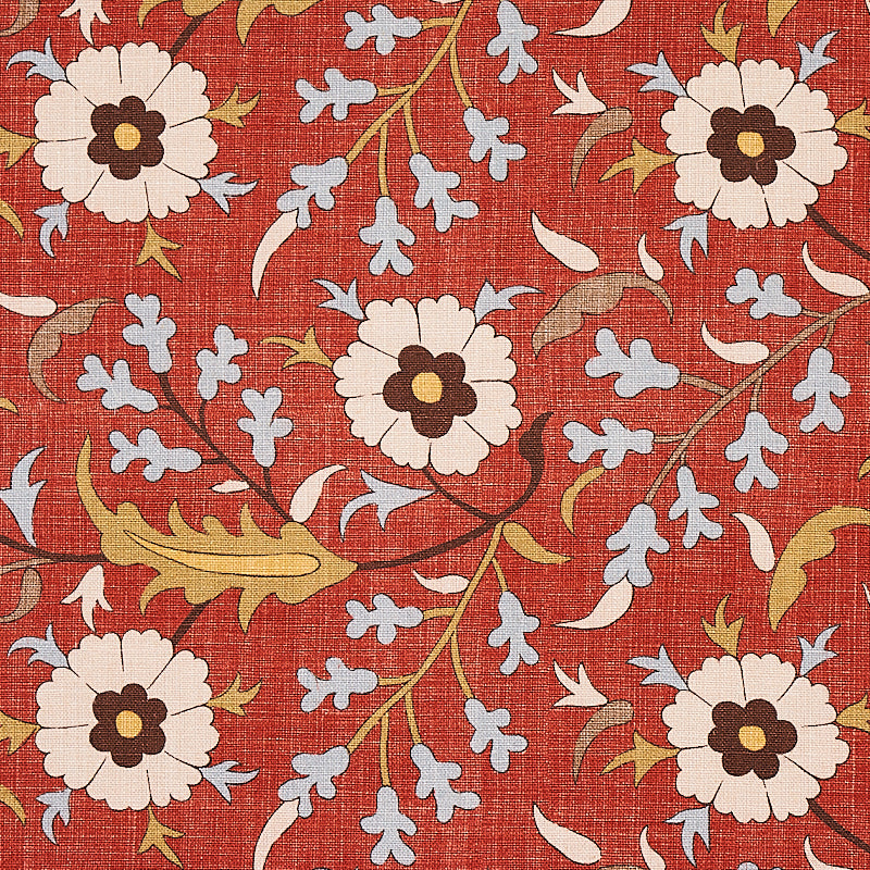 Schumacher Floralia Pompeii Fabric