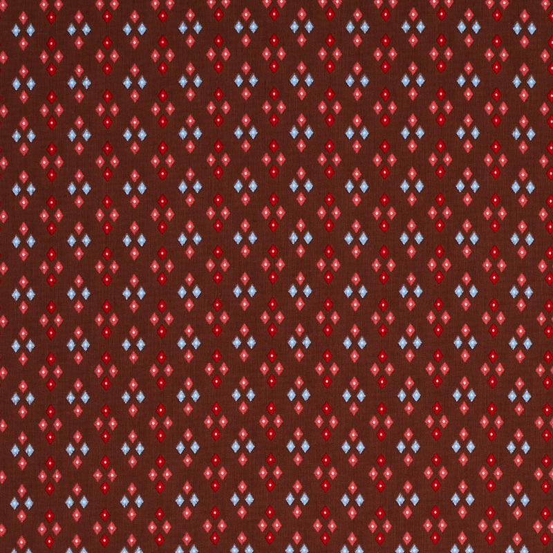 Schumacher Anastasia Chocolate Fabric
