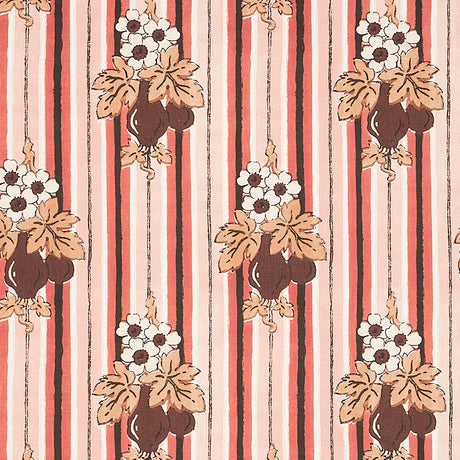 Schumacher Turnip Carnation Fabric - Eade's Wallpaper