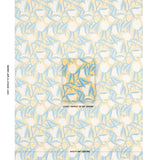 Schumacher Rubus Cotton Linen Yellow Fabric - Eade's Wallpaper