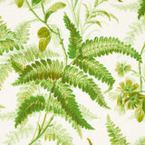 Schumacher Myers Fern Linen Tropical Fabric - Eade's Wallpaper