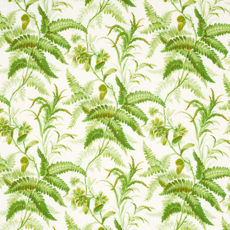 Schumacher Myers Fern Linen Tropical Fabric - Eade's Wallpaper
