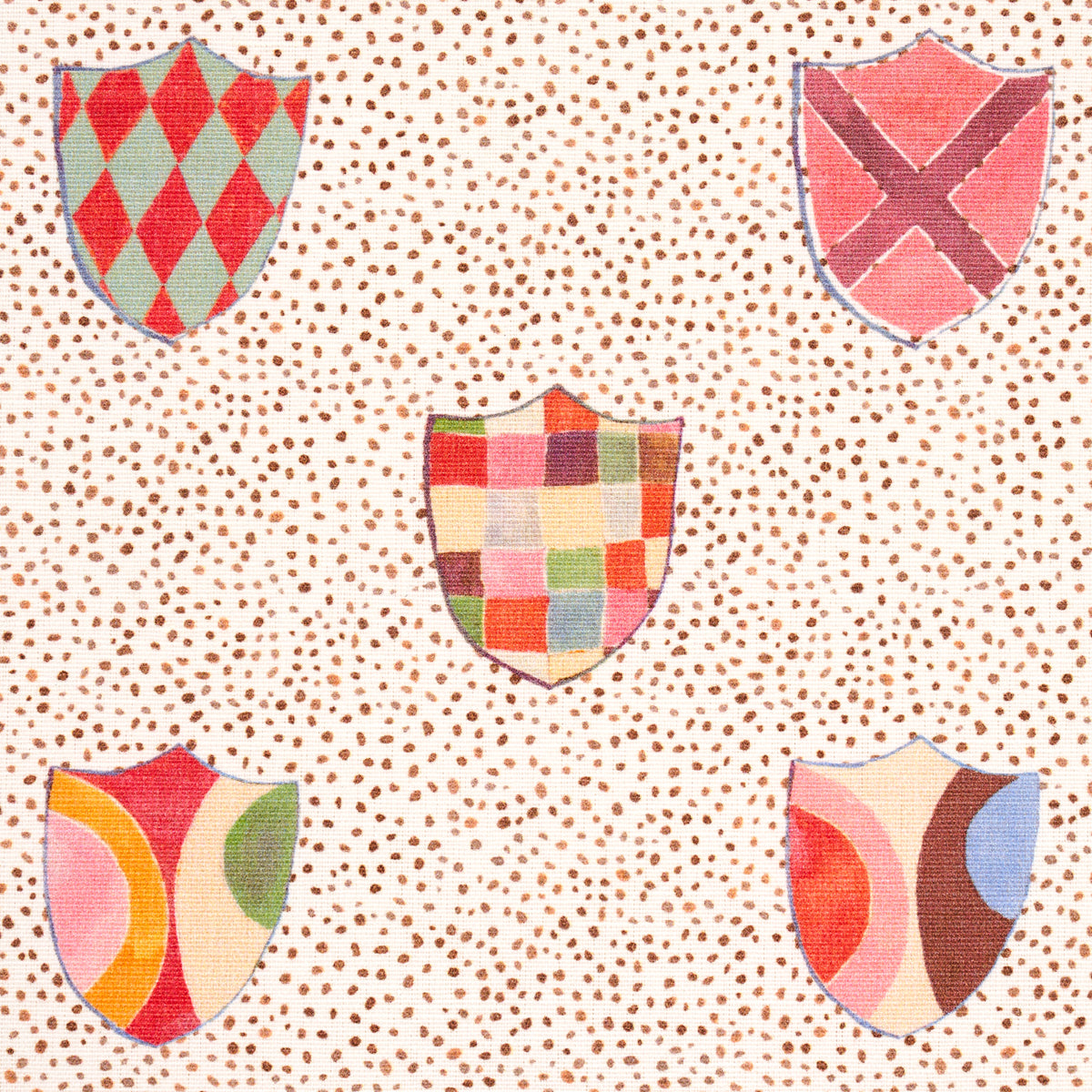 Schumacher Heraldic Sprezzatura Fabric