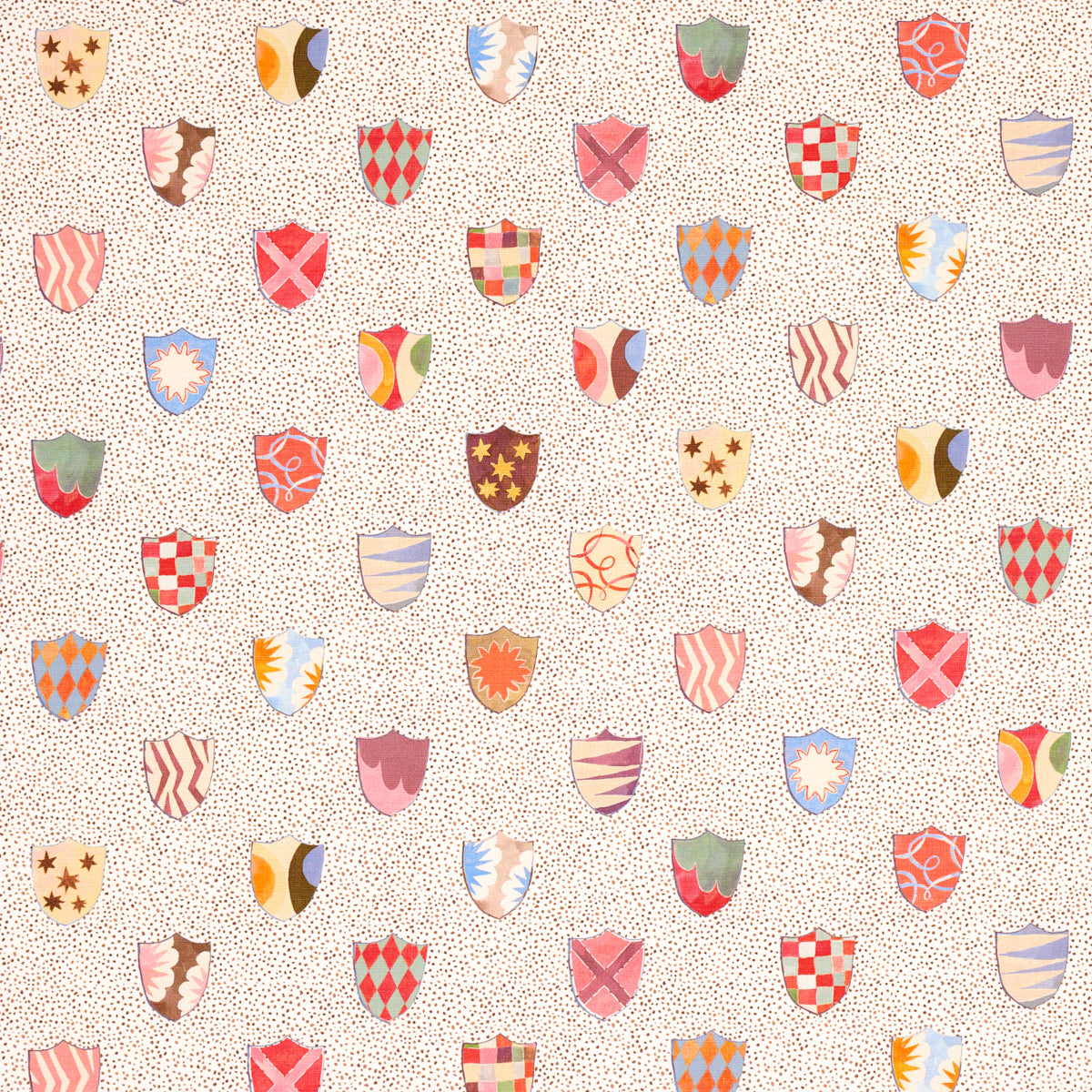 Schumacher Heraldic Sprezzatura Fabric