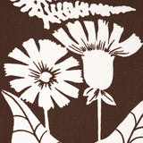 Schumacher Spring Floral Indoor/Outdoor Brown Fabric - Eade's Wallpaper