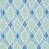 Schumacher Dexter Indoor/Outdoor Turquoise Fabric