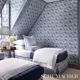 Schumacher Lafayette Botanical Cornflower Fabric