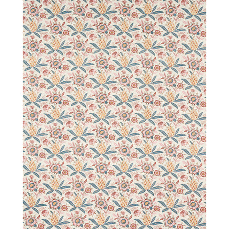 Schumacher Lafayette Botanical Rosso Antico Fabric